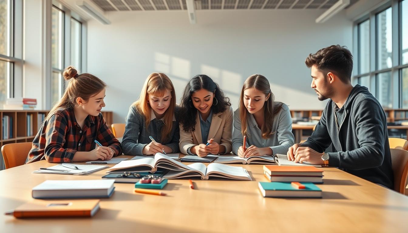 Digital learning platform with online study materials