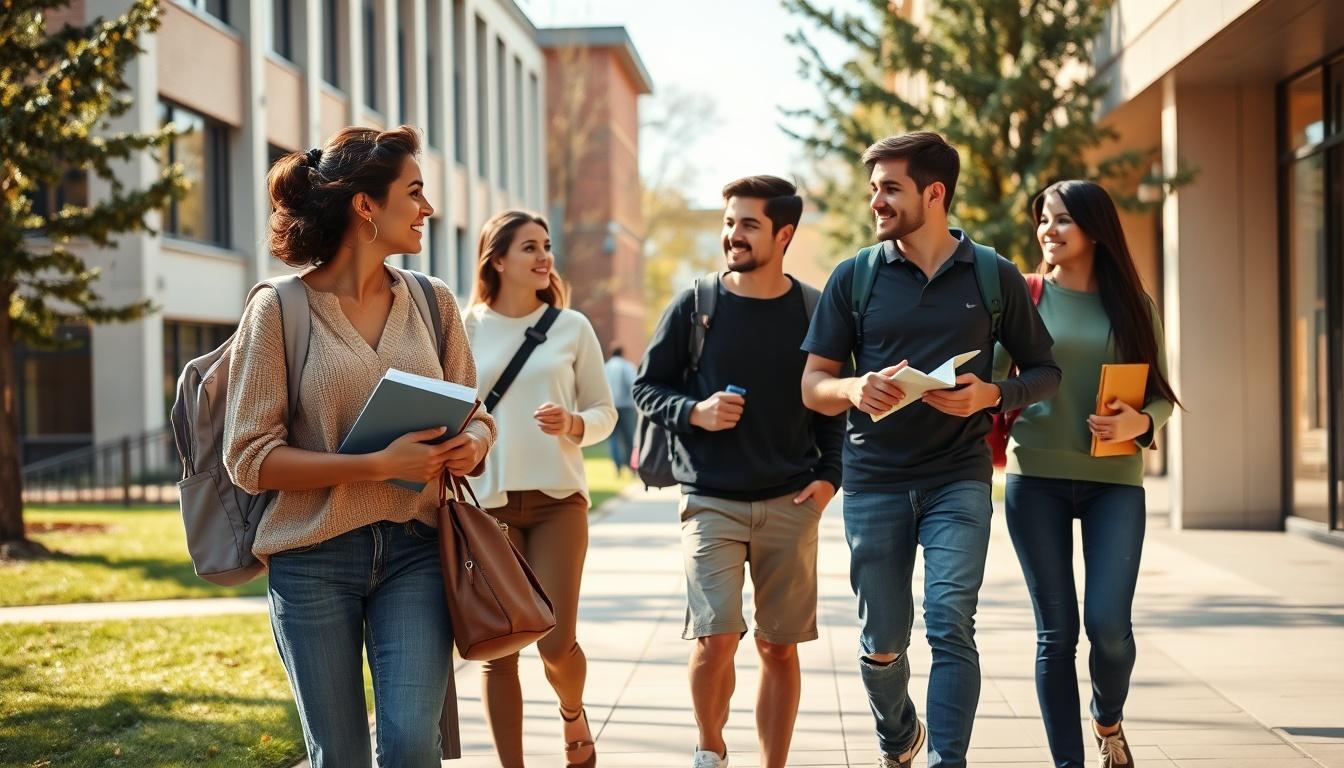 Student preparing for exams with study materials