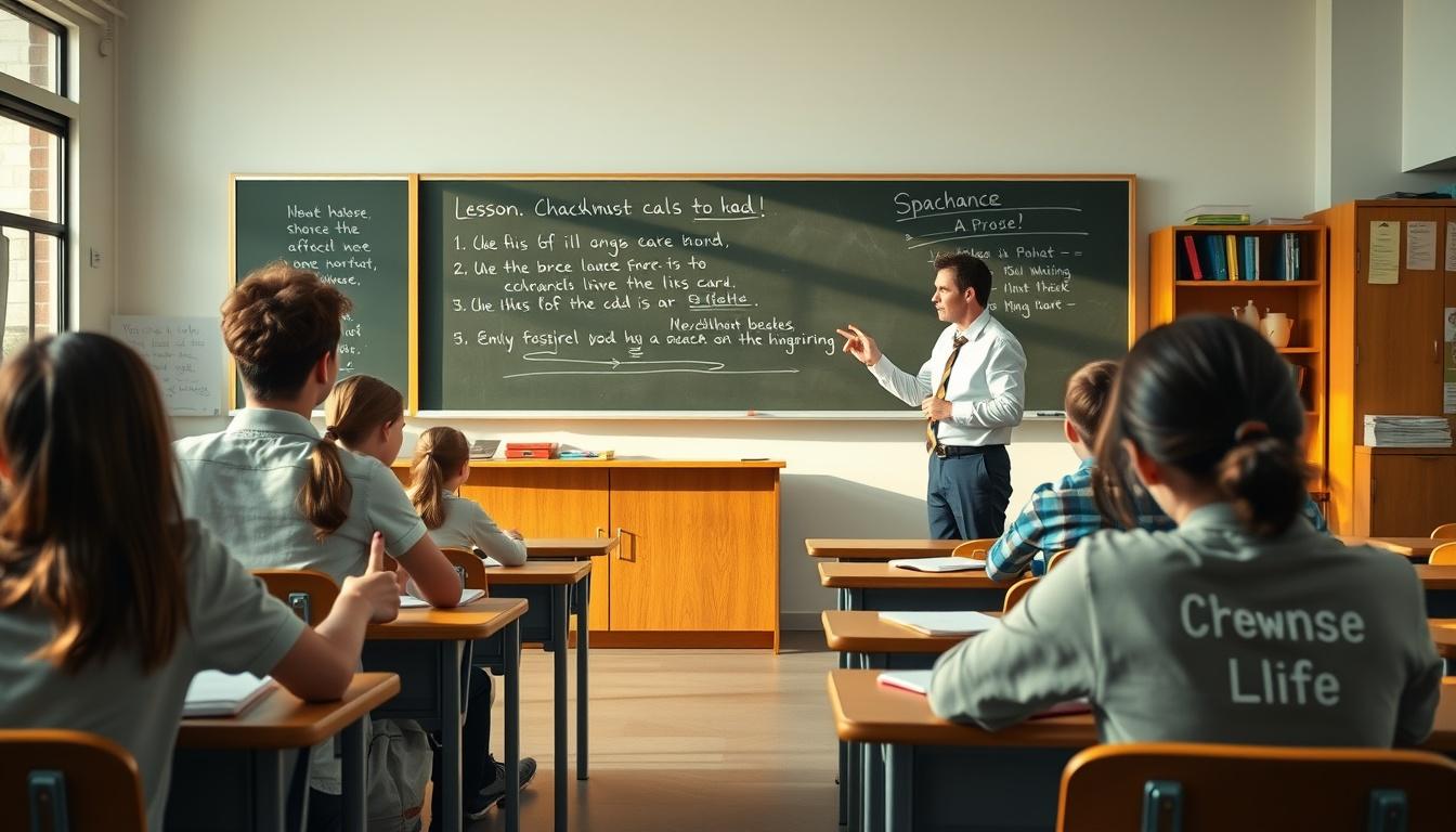Structured study materials and learning resources on a desk
